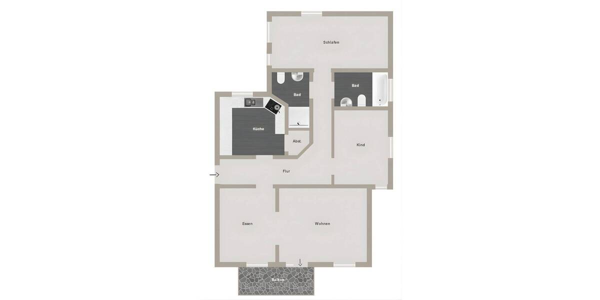 Etagenwohnung Hamburg Eimsbüttel Harvestehude - 4 Zimmer, 88 m&sup2;, 960.000&euro; | Angebot:25971895