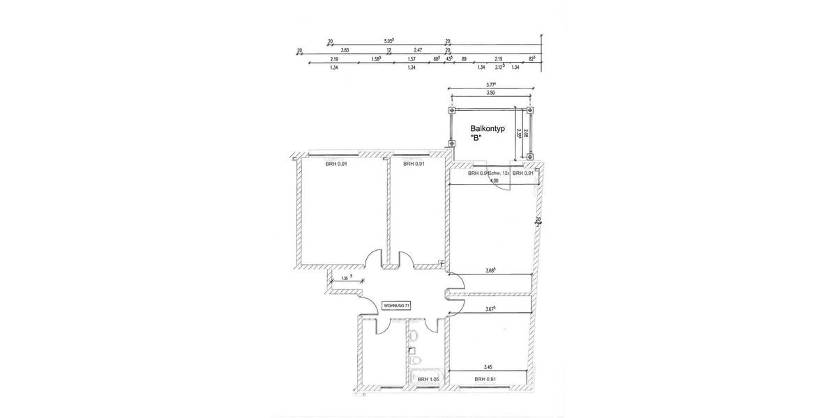 Etagenwohnung Uetersen - 4 Zimmer, 85 m&sup2;, 980&euro; | Angebot:25862067