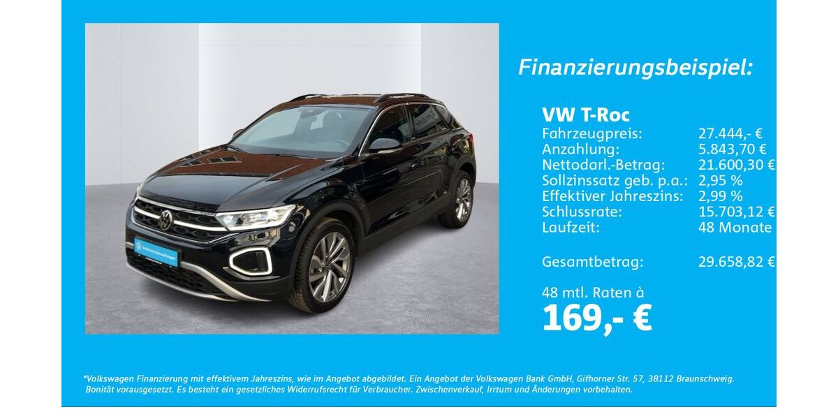 VW T-Roc 24.494 km 26.888 &euro; Hamburg 22303