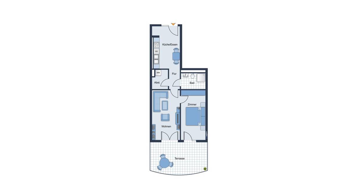 Etagenwohnung Hamburg / Eilbek Eilbek - 2 Zimmer, 71 m&sup2;, 1.638&euro; | Angebot:26543753