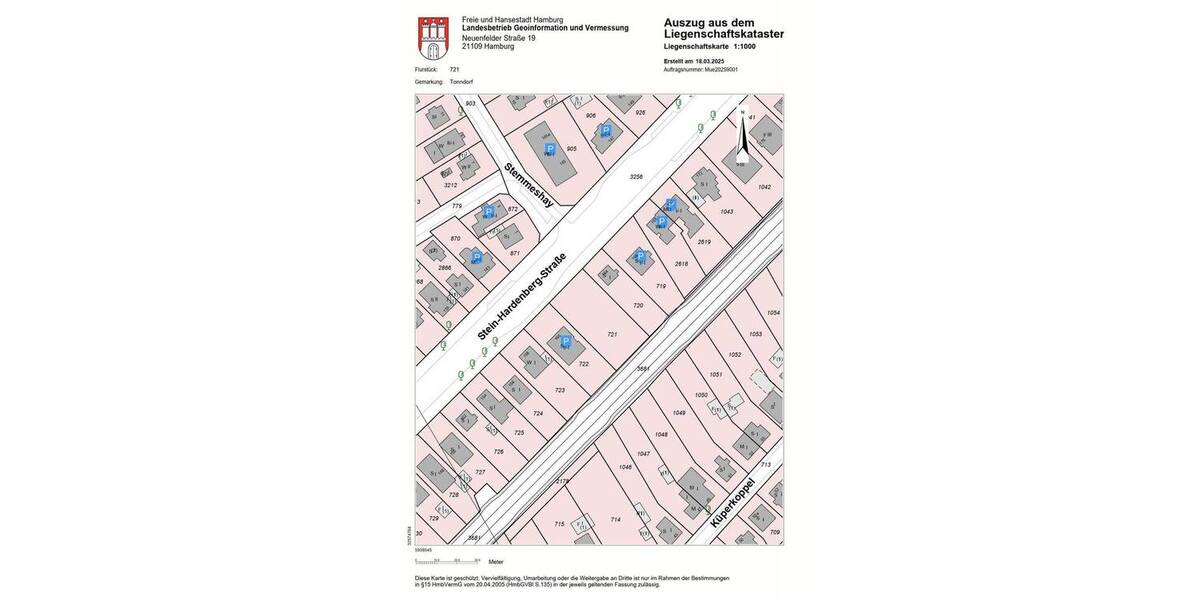 Grundstück Hamburg Tonndorf - 650.000&euro; | Angebot:26018446