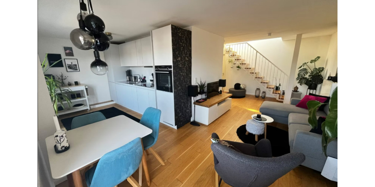 Dachgeschoßwohnung Hamburg Bahrenfeld - 2 Zimmer, 60 m&sup2;, 1.500&euro; | Angebot:25791052