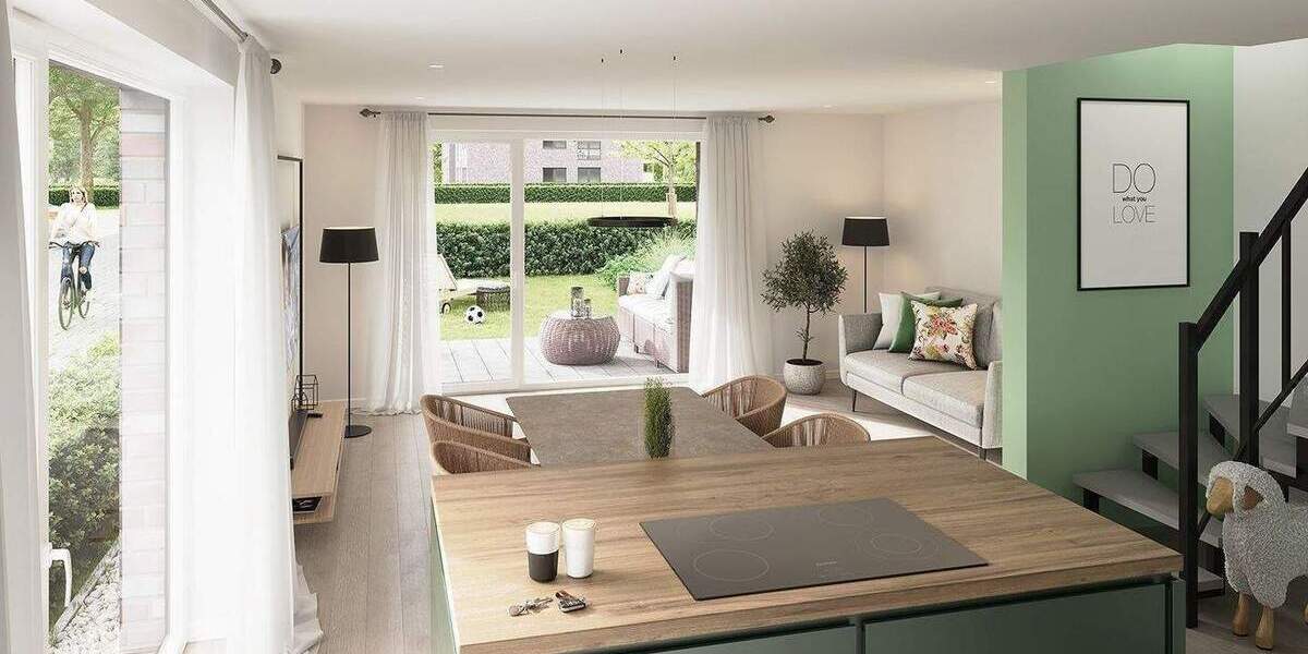 Doppelhaushälfte Norderstedt Harksheide - 4 Zimmer, 136 m&sup2;, 684.900&euro; | Angebot:26585377