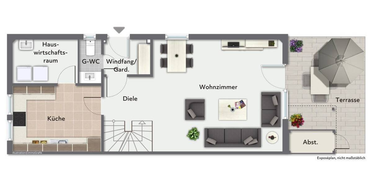 Doppelhaushälfte Elmshorn - 4 Zimmer, 107 m&sup2;, 399.000&euro; | Angebot:25700596