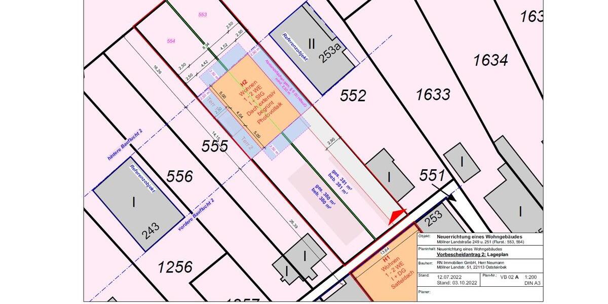 Grundstück Hamburg Billstedt - 550.000&euro; | Angebot:23755394