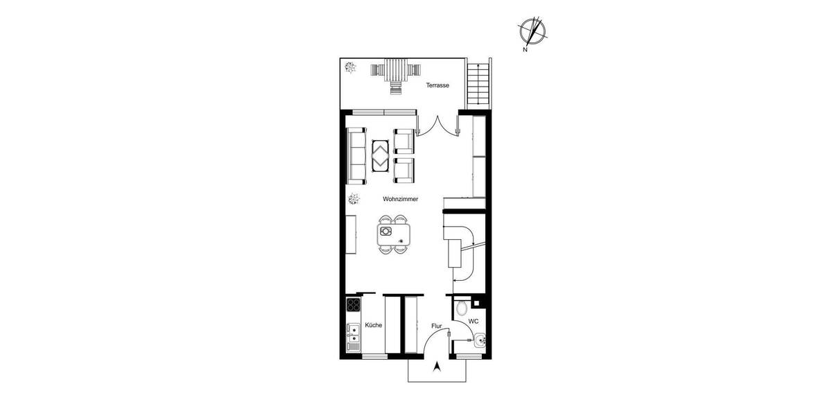 Reihenmittelhaus Reinbek - 4 Zimmer, 101 m&sup2;, 425.000&euro; | Angebot:25769853