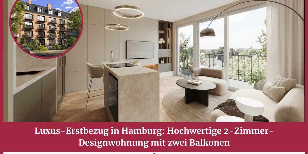 Etagenwohnung Hamburg Harvestehude - 2 Zimmer, 39 m&sup2;, 565.000&euro; | Angebot:26816033