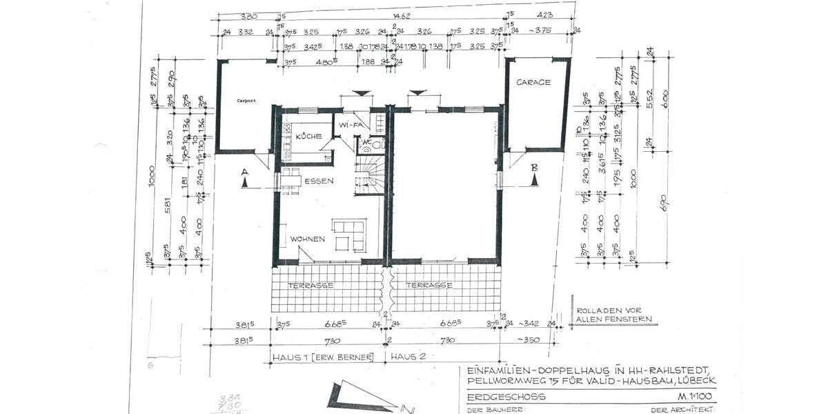 Doppelhaushälfte Hamburg Wandsbek - 4 Zimmer, 114 m&sup2;, 695.000&euro; | Angebot:27019016