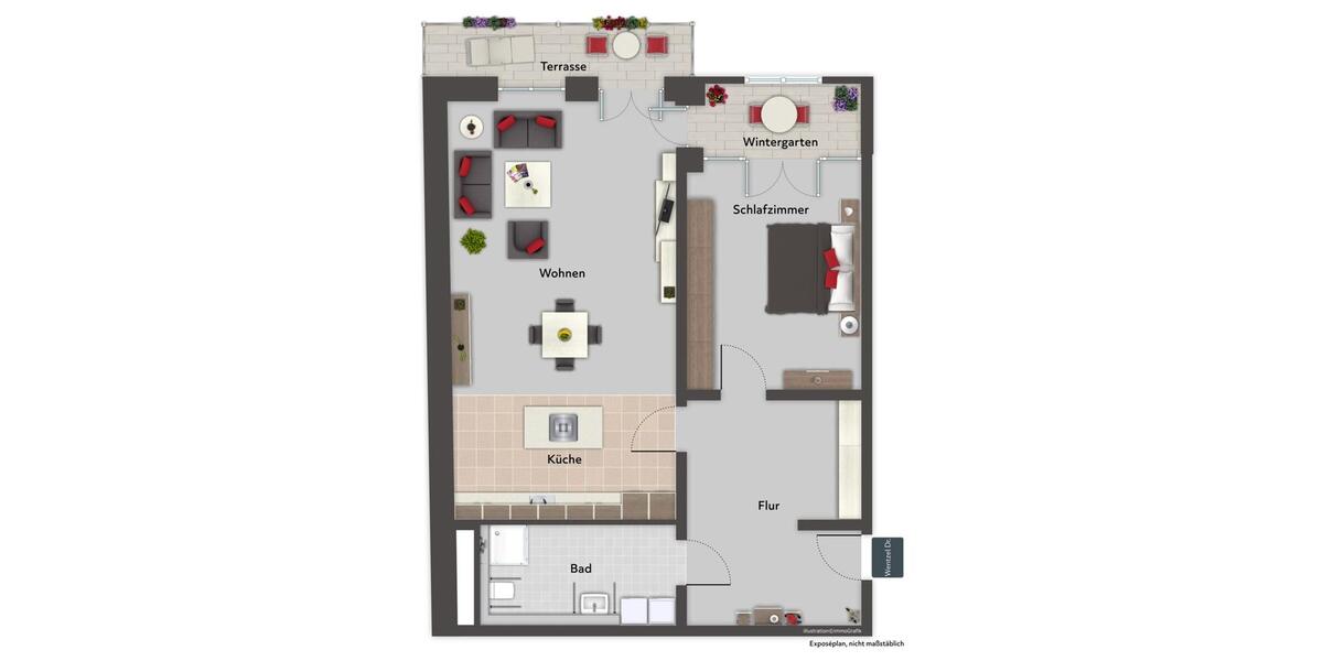 Etagenwohnung Hamburg Bergedorf - 2 Zimmer, 103 m&sup2;, 1.300&euro; | Angebot:25950780