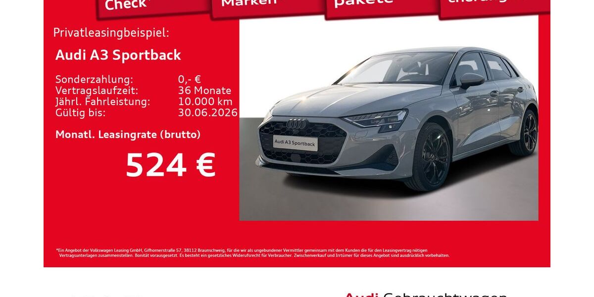 Audi A3 6.998 km 38.778 &euro; Hamburg 22529