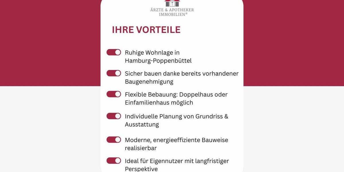 Grundstück Hamburg / Poppenbüttel Poppenbüttel - 389.000&euro; | Angebot:25691316