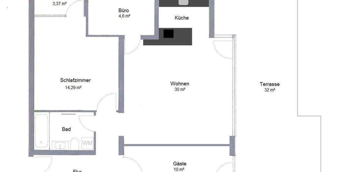 Etagenwohnung Hamburg Niendorf - 3 Zimmer, 90 m&sup2;, 425.000&euro; | Angebot:25905555