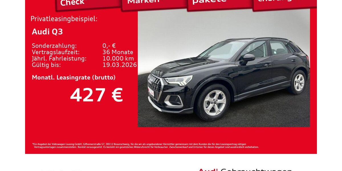 Audi Q3 13.448 km 40.450 &euro; Hamburg 22529