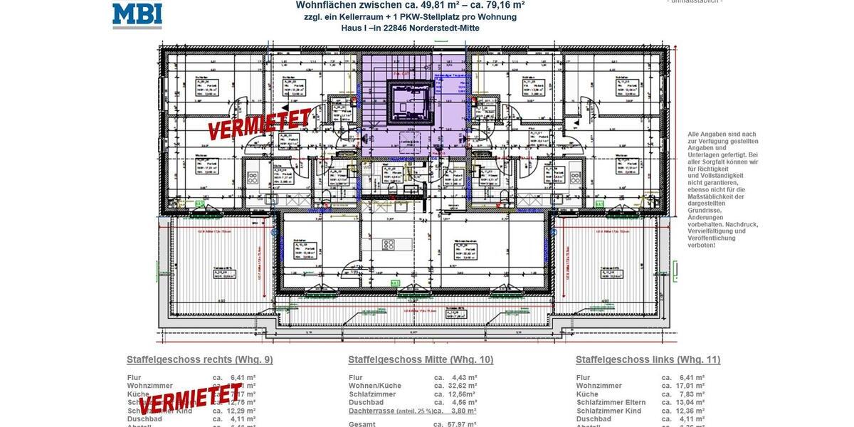 Einfamilienhaus Norderstedt - 3 Zimmer, 69 m&sup2;, 1.550&euro; | Angebot:25962984