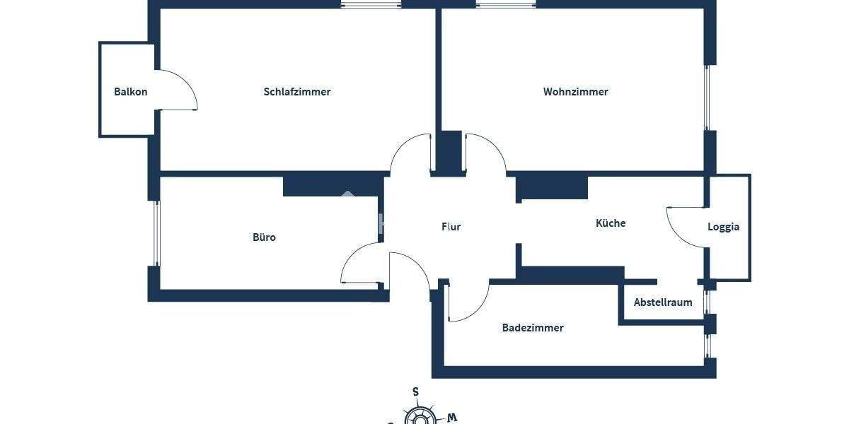 Etagenwohnung Hamburg Hamm - 3 Zimmer, 62 m&sup2;, 325.000&euro; | Angebot:25773294