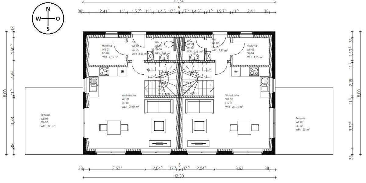 Doppelhaushälfte Barsbüttel - 4 Zimmer, 84 m&sup2;, 398.000&euro; | Angebot:25822487