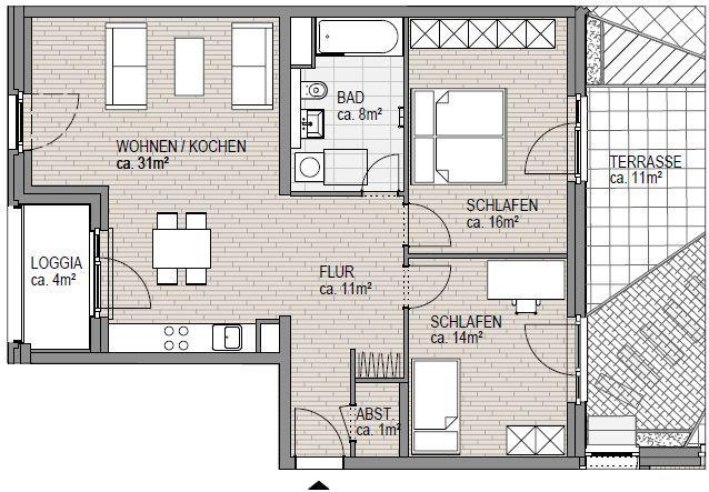 Etagenwohnung Hamburg Bahrenfeld - 3 Zimmer, 89 m&sup2;, 2.084&euro; | Angebot:25959292
