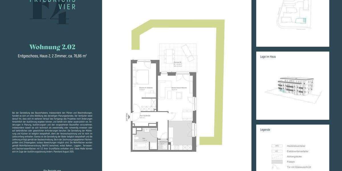 Etagenwohnung Hamburg-Poppenbüttel Wellingsbüttel - 2 Zimmer, 76 m&sup2;, 615.000&euro; | Angebot:25667830