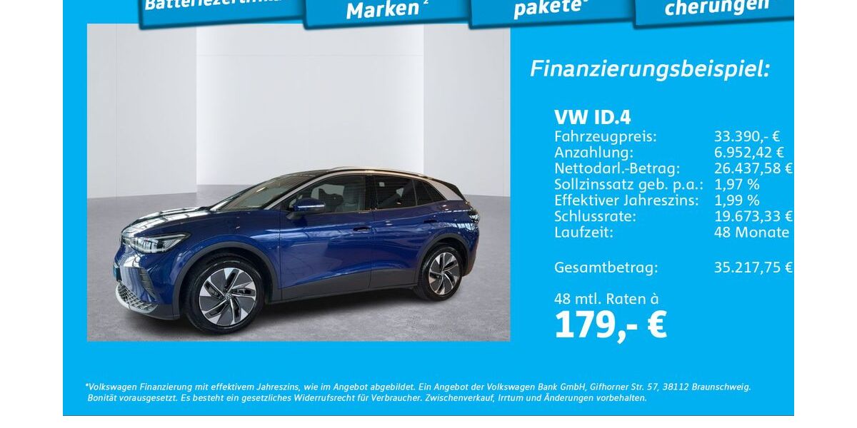 VW ID.4 13.685 km 32.990 &euro; Glinde 21509